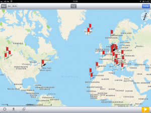 App für iPhone und iPad zum Speichern von Orten